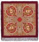 Павловопосадский платок «Осенние кружева» (Арт. 1471-7)